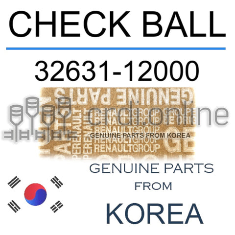 CHECK BALL [ORIGINAL] 32631-12000 3263112000 32631 12000