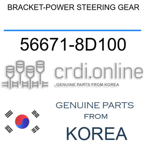 BRACKET-POWER STEERING GEAR 56671-8D100 566718D100 56671 8D100