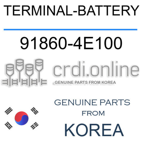 TERMINAL-BATTERY [ORIGINAL] 91860-4E100 918604E100 91860 4E100