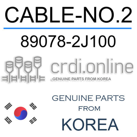 CABLE-NO.2 89078-2J100 890782J100 89078 2J100
