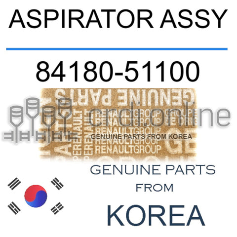 ASPIRATOR ASSY [ORIGINAL] 84180-51100 8418051100 84180 51100