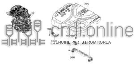 ORNAMAMENT ASSY-ENGINE COVER 14048-6067R 140486067R 14048 6067R