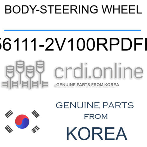 BODY-STEERING WHEEL 56111-2V100RPDFF 561112V100RPDFF 56111 2V100RPDFF