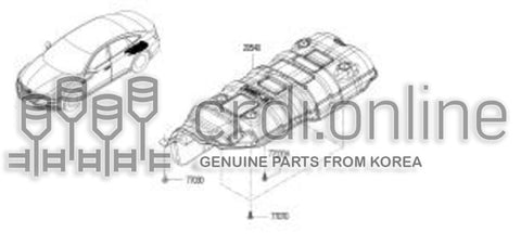 SHIELD-HEATSILENCER 20540-4202R 205404202R 20540 4202R