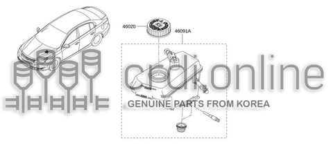 BRAKE FLUID TANK 46091-9593R 460919593R 46091 9593R