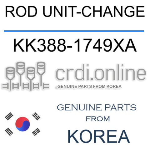 ROD UNIT-CHANGE [ORIGINAL] KK388-1749XA KK3881749XA KK388 1749XA