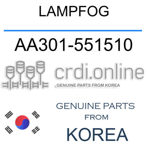 LAMPFOG [ORIGINAL] AA301-551510 AA301551510 AA301 551510