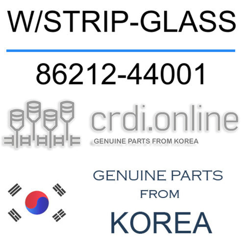 W/STRIP-GLASS [ORIGINAL] 86212-44001 8621244001 86212 44001
