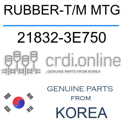 RUBBER-T/M MTG [ORIGINAL] 21832-3E750 218323E750 21832 3E750