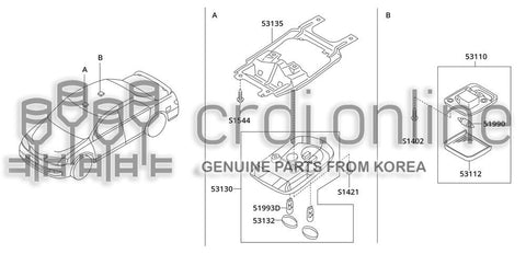 LENS-MAP LAMP [ORIGINAL] 53132-31000 5313231000 53132 31000