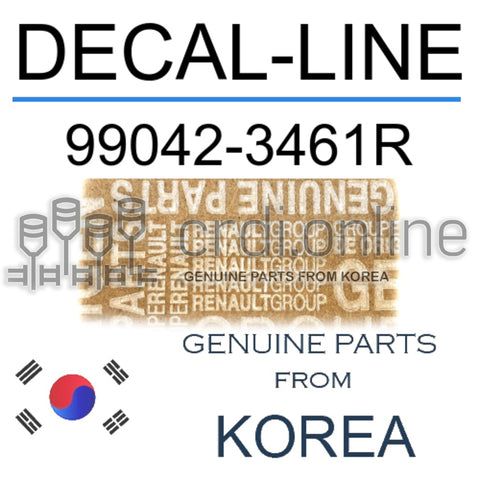 DECAL-LINE [ORIGINAL] 99042-3461R 990423461R 99042 3461R