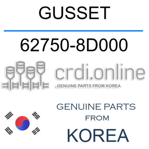 GUSSET [ORIGINAL] 62750-8D000 627508D000 62750 8D000