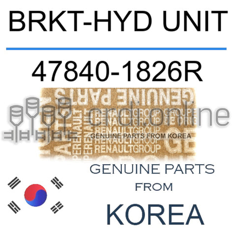 BRKT-HYD UNIT [ORIGINAL] 47840-1826R 478401826R 47840 1826R