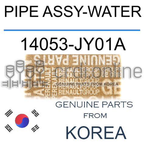 PIPE ASSY-WATER [ORIGINAL] 14053-JY01A 14053JY01A 14053 JY01A