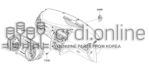 METER ASSY-COMBINATION 24810-0423R 248100423R 24810 0423R