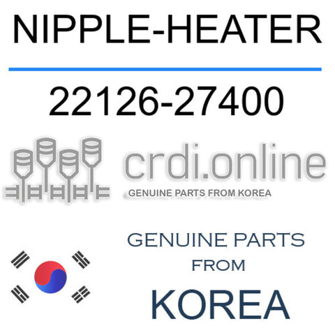 NIPPLE-HEATER [ORIGINAL] 22126-27400 2212627400 22126 27400