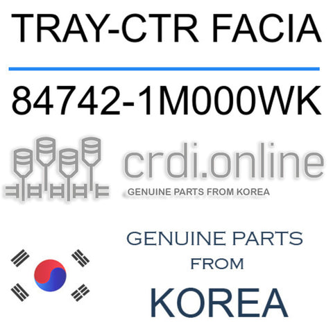 TRAY-CTR FACIA 84742-1M000WK 847421M000WK 84742 1M000WK