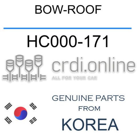 BOW-ROOF HC000-171 HC000171 HC000 171
