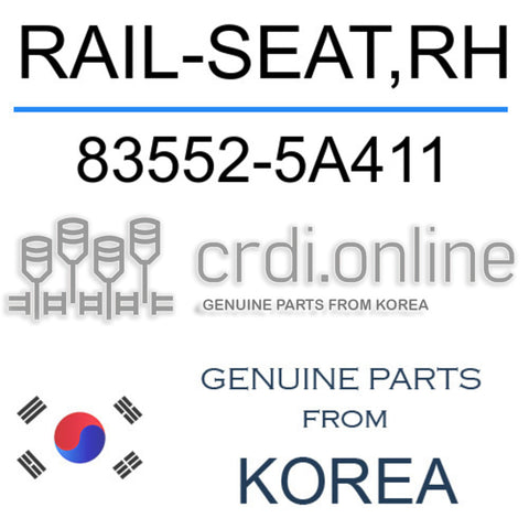 RAIL-SEAT,RH [ORIGINAL] 83552-5A411 835525A411 83552 5A411