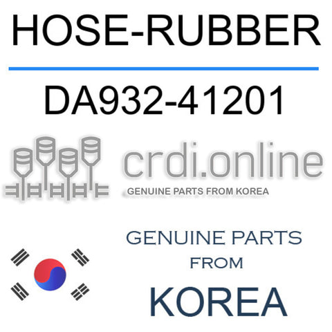 HOSE-RUBBER [ORIGINAL] DA932-41201 DA93241201 DA932 41201