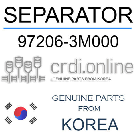 SEPARATOR 97206-3M000 972063M000 97206 3M000
