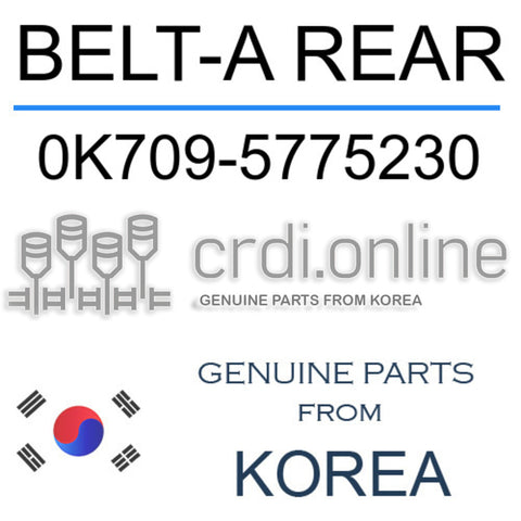 BELT-A REAR 0K709-5775230 0K7095775230 0K709 5775230