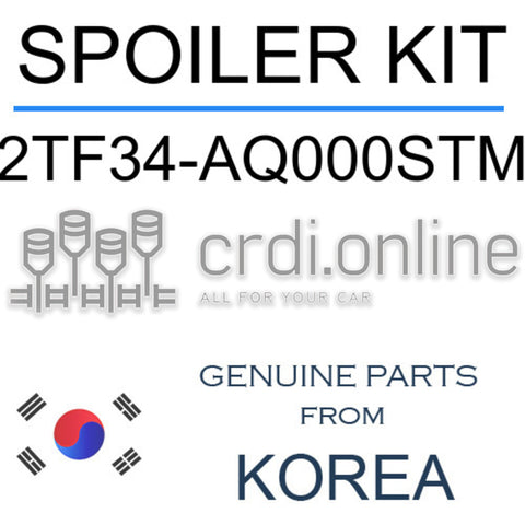 SPOILER KIT [ORIGINAL] 2TF34-AQ000STM 2TF34AQ000STM 2TF34 AQ000STM