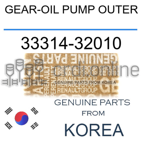 GEAR-OIL PUMP OUTER [ORIGINAL] 33314-32010 3331432010 33314 32010