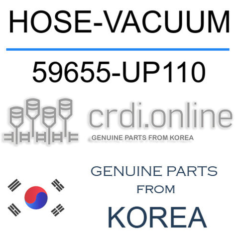 HOSE-VACUUM 59655-UP110 59655UP110 59655 UP110