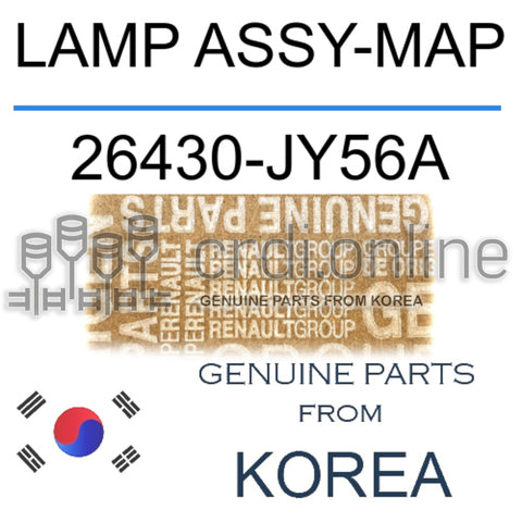 LAMP ASSY-MAP [ORIGINAL] 26430-JY56A 26430JY56A 26430 JY56A