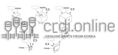 RELAY-20A 82008-30500 8200830500 82008 30500
