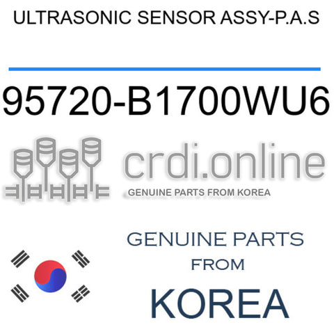 ULTRASONIC SENSOR ASSY-P.A.S [ORIGINAL] 95720-B1700WU6 95720B1700WU6 95720 B1700WU6