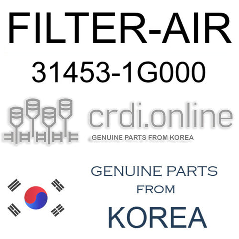 FILTER-AIR [ORIGINAL] 31453-1G000 314531G000 31453 1G000