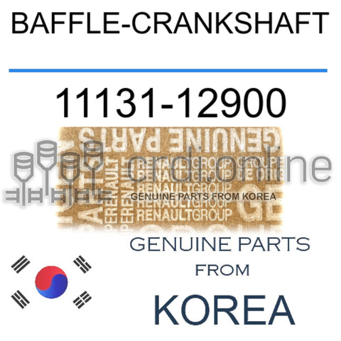 BAFFLE-CRANKSHAFT [ORIGINAL] 11131-12900 1113112900 11131 12900