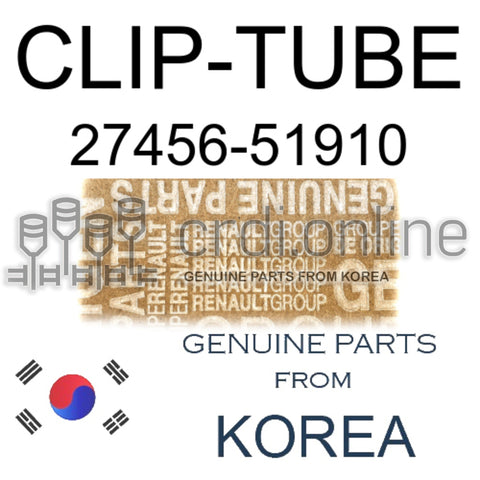 CLIP-TUBE [ORIGINAL] 27456-51910 2745651910 27456 51910