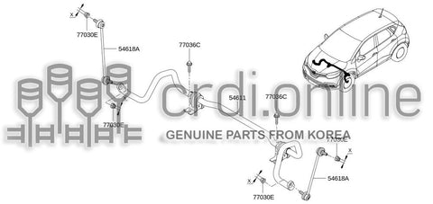 STABILIZER-FRONT 54611-3546R 546113546R 54611 3546R