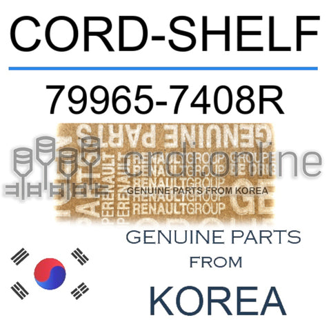 CORD-SHELF [ORIGINAL] 79965-7408R 799657408R 79965 7408R
