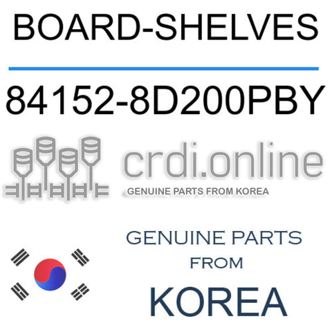 BOARD-SHELVES 84152-8D200PBY 841528D200PBY 84152 8D200PBY