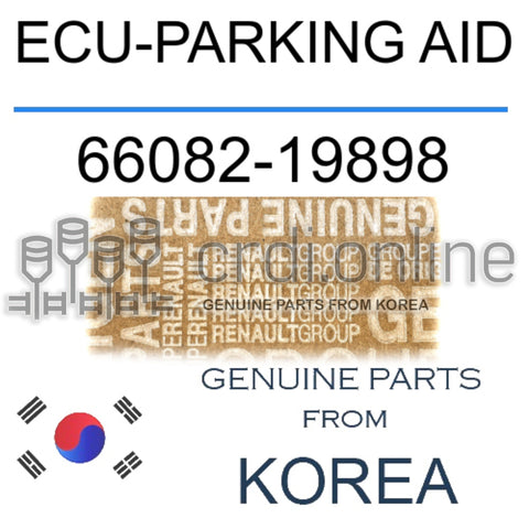 ECU-PARKING AID [ORIGINAL] 66082-19898 6608219898 66082 19898