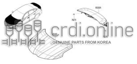 HOOD ASSY 65100-8740R 651008740R 65100 8740R