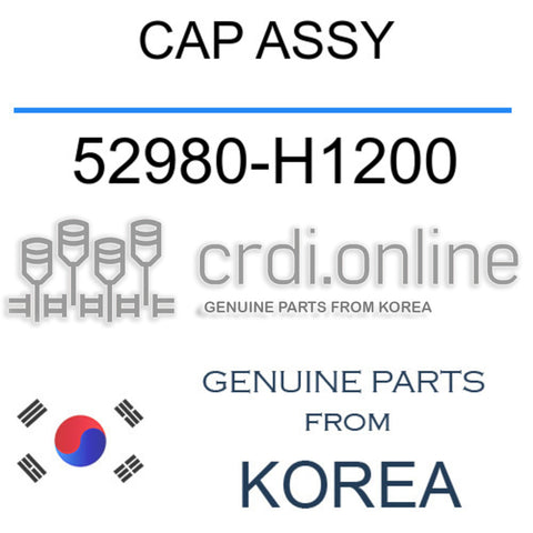 CAP ASSY 52980-H1200 52980H1200 52980 H1200