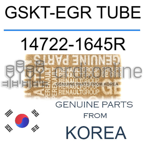 GSKT-EGR TUBE [ORIGINAL] 14722-1645R 147221645R 14722 1645R