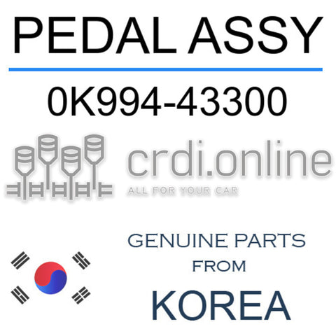 PEDAL ASSY [ORIGINAL] 0K994-43300 0K99443300 0K994 43300