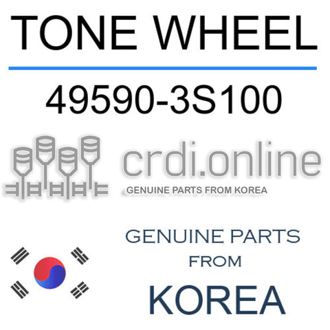 TONE WHEEL 49590-3S100 495903S100 49590 3S100