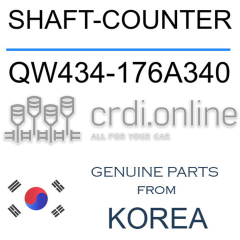 SHAFT-COUNTER [ORIGINAL] QW434-176A340 QW434176A340 QW434 176A340