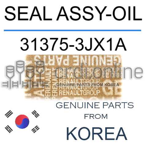 SEAL ASSY-OIL [ORIGINAL] 31375-3JX1A 313753JX1A 31375 3JX1A
