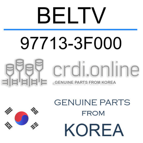 BELTV [ORIGINAL] 97713-3F000 977133F000 97713 3F000