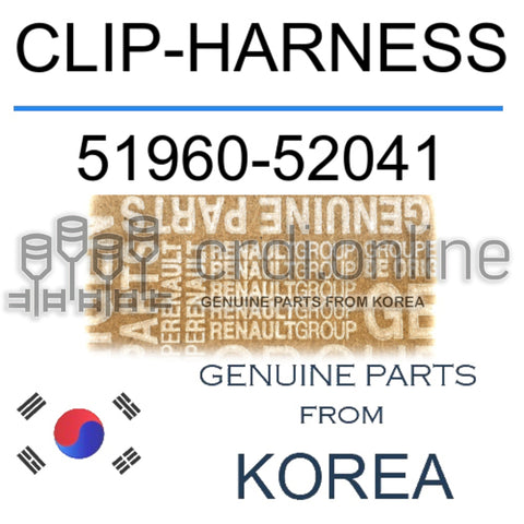 CLIP-HARNESS [ORIGINAL] 51960-52041 5196052041 51960 52041