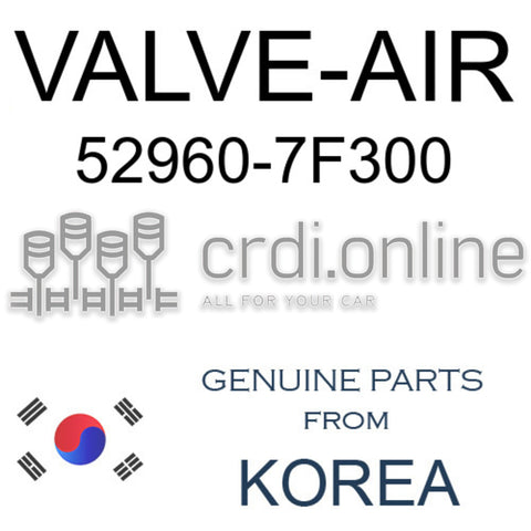 VALVE-AIR [ORIGINAL] 52960-7F300 529607F300 52960 7F300