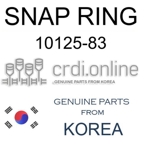 SNAP RING 10125-83 1012583 10125 83